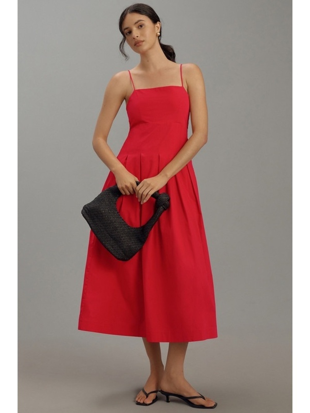 DAMSON MADDER Iris Bow Midi Dress